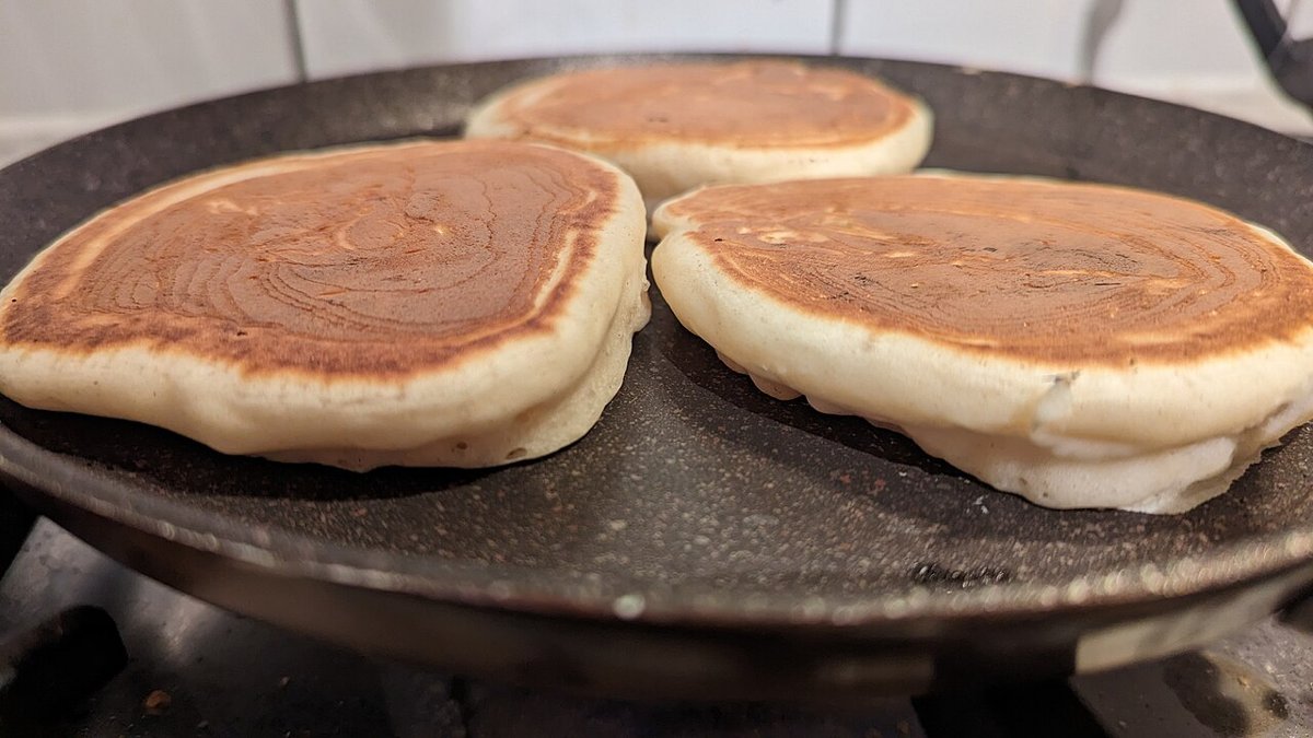 Fluffy Buttermilk Pancakes serving suggestion