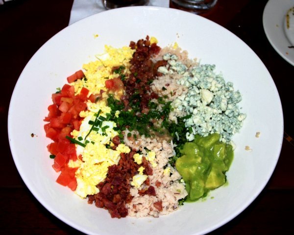 Chicken Cobb Salad serving suggestion