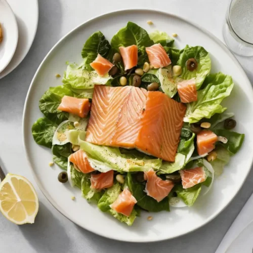 Best Smoked Salmon Caesar Salad 2 Elevate Your Lunch: Smoked Salmon Caesar Salad