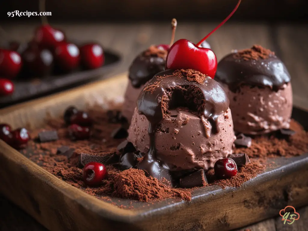 Chocolate Cherry Nice Cream