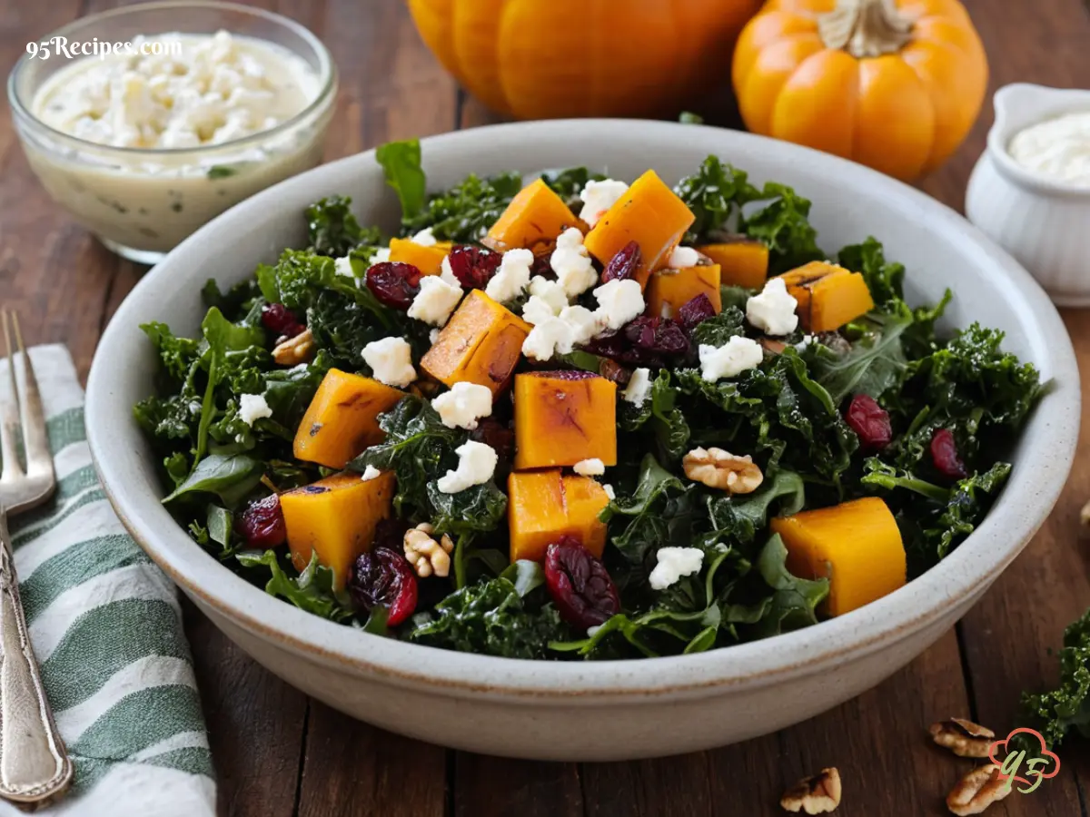 Butternut Squash and Kale Salad