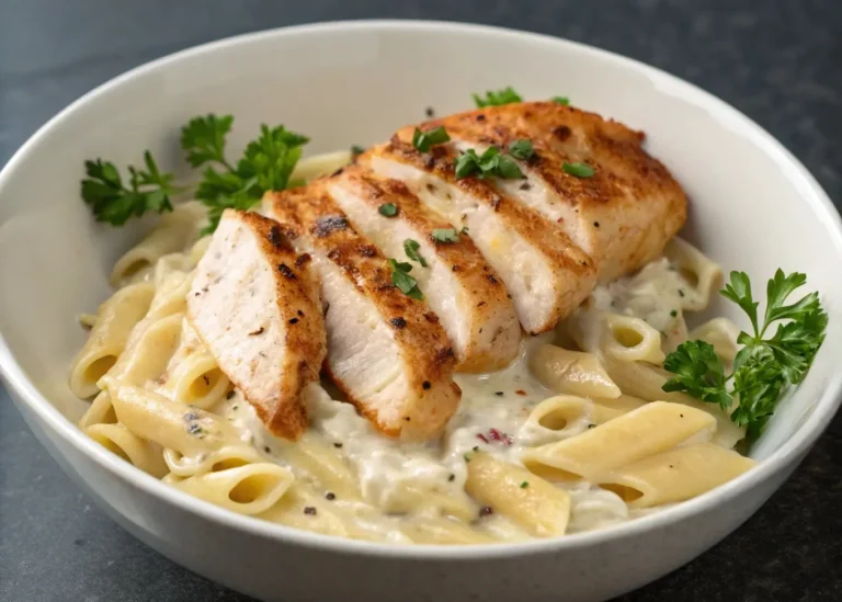 Best Garlic Butter Chicken Bites with Pasta