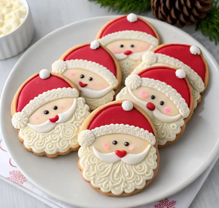 Christmas Santa Suit Sugar Cookie Cutouts Recipe