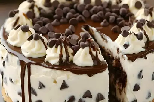 Chocolate Chip Cookie Dough Cheesecake