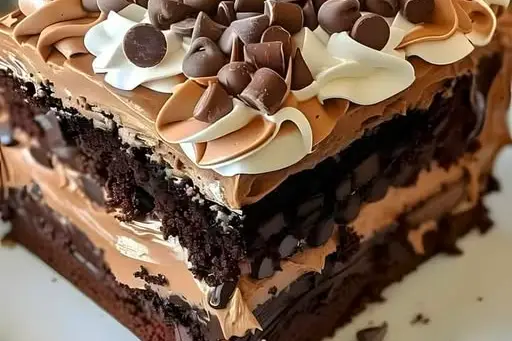 Chocolate Fudge Brownie Cake