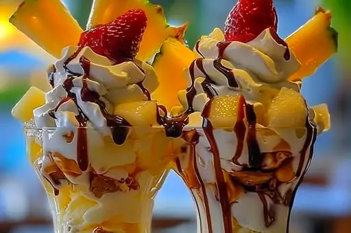 Ice Cream Sundae Piña Colada