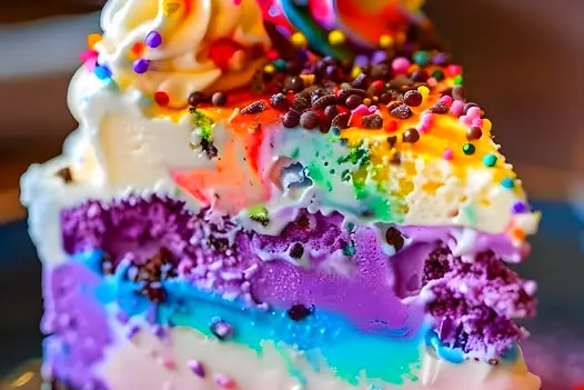 The Ultimate Galaxy Ice Cream Cake