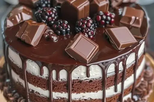 Layered Chocolate Delight Cake