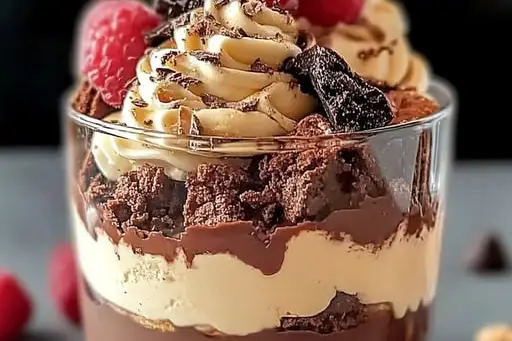 Decadent No-Bake Brownie Cheesecake Parfaits