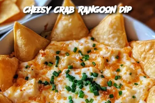 Creamy Cheesy Crab Rangoon Dip