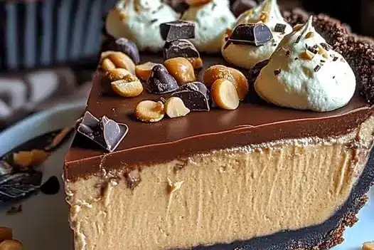 Best Decadent Chocolate Peanut Butter Fantasy Pie