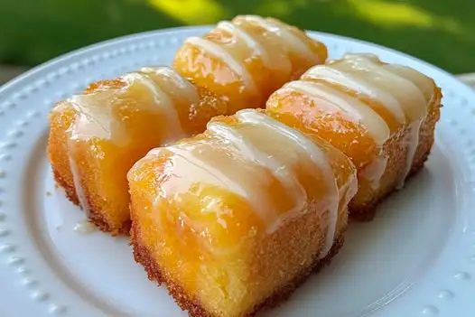 Peach Cobbler Pound Cake Twinkies