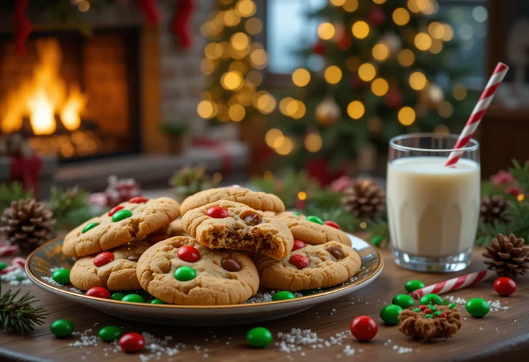 Festive M&M Christmas Cookies Recipe