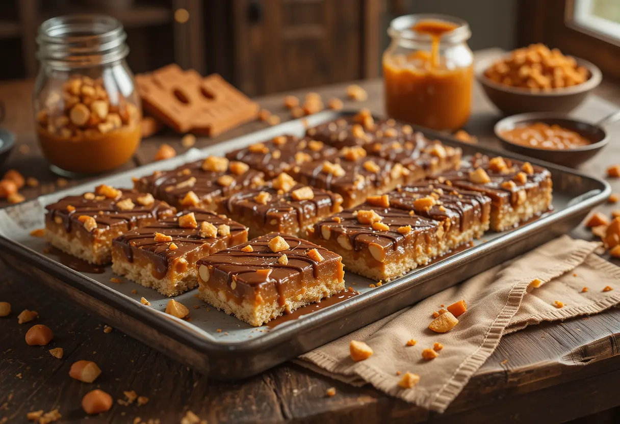 Irresistible Butterfinger Caramel Crunch Bars Recipe
