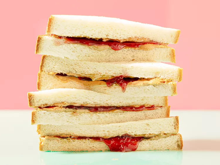 jams peanut butter sandwich: The Ultimate Classic Snack 2 jams peanut butter sandwich