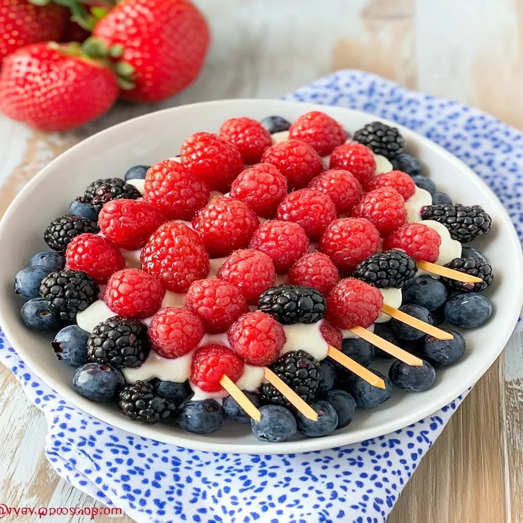 Colorful berry snacks for summer enjoyment and healthy eating