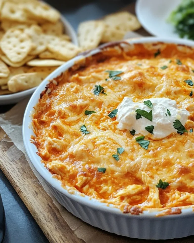 Delicious Frank's RedHot Buffalo Chicken Dip served in a bowl with chips.