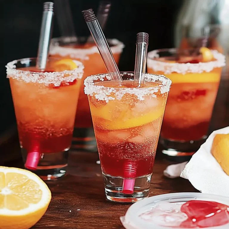 Colorful Halloween Mocktails with spooky decorations for a festive party