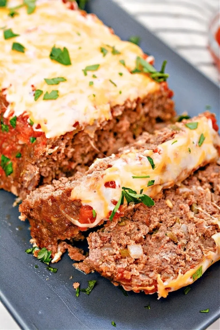Delicious Keto Taco Meatloaf cooked in a slow cooker for a low-carb meal.