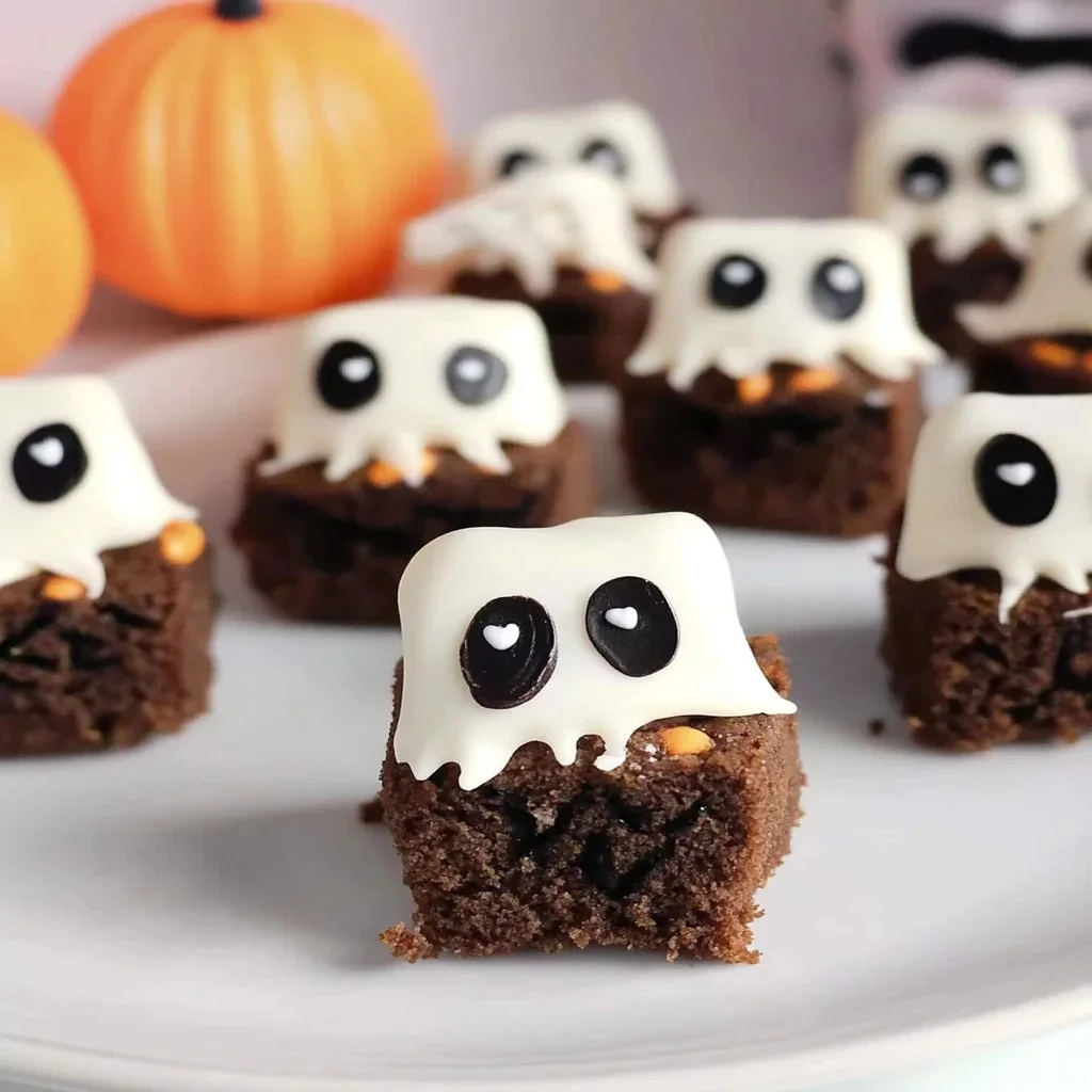 No bake Halloween treats displayed on a festive table for a spooky celebration