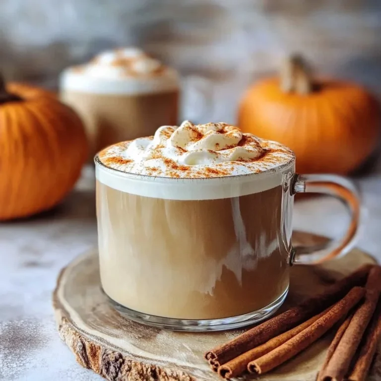 A warm cup of pumpkin coffee topped with whipped cream and spices