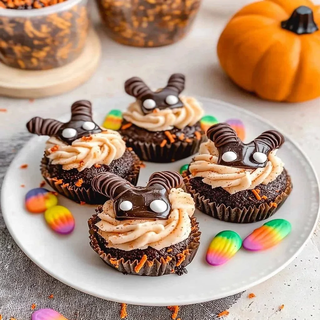 A variety of scary Halloween sweets including candies and treats.