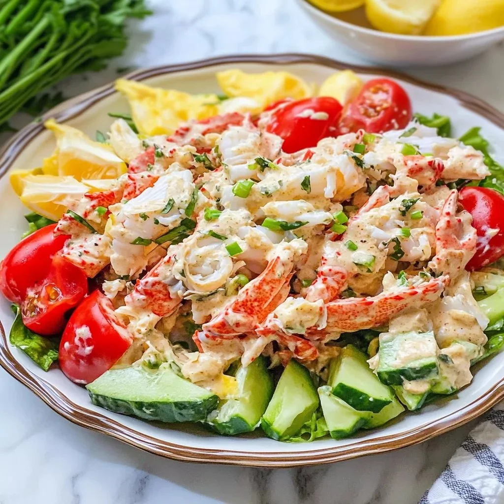 Delicious Ultimate Crab Salad with fresh ingredients and vibrant colors
