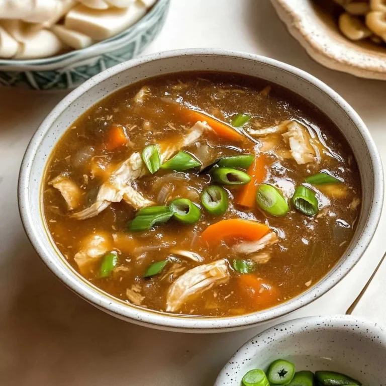 Bowl of vibrant, flavorful soup ready to tantalize taste buds
