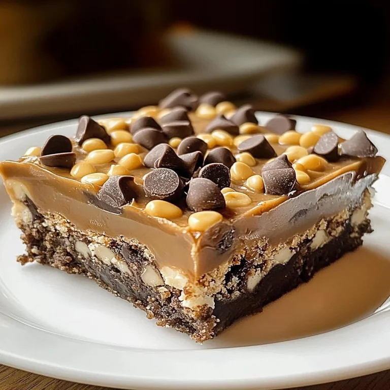 Delicious Better Than Anything Bars dessert served on a plate.