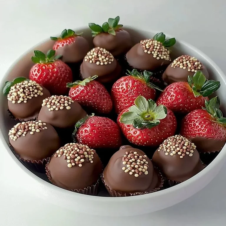 Decadent chocolate covered strawberries arranged on a plate