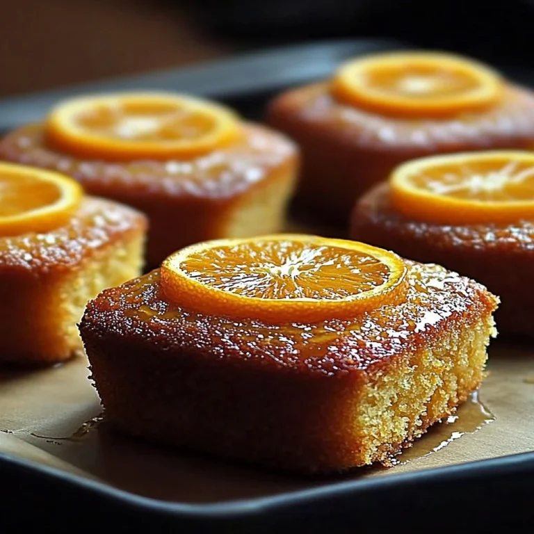Delightful orange ginger honey cakes with zesty oranges and honey drizzle