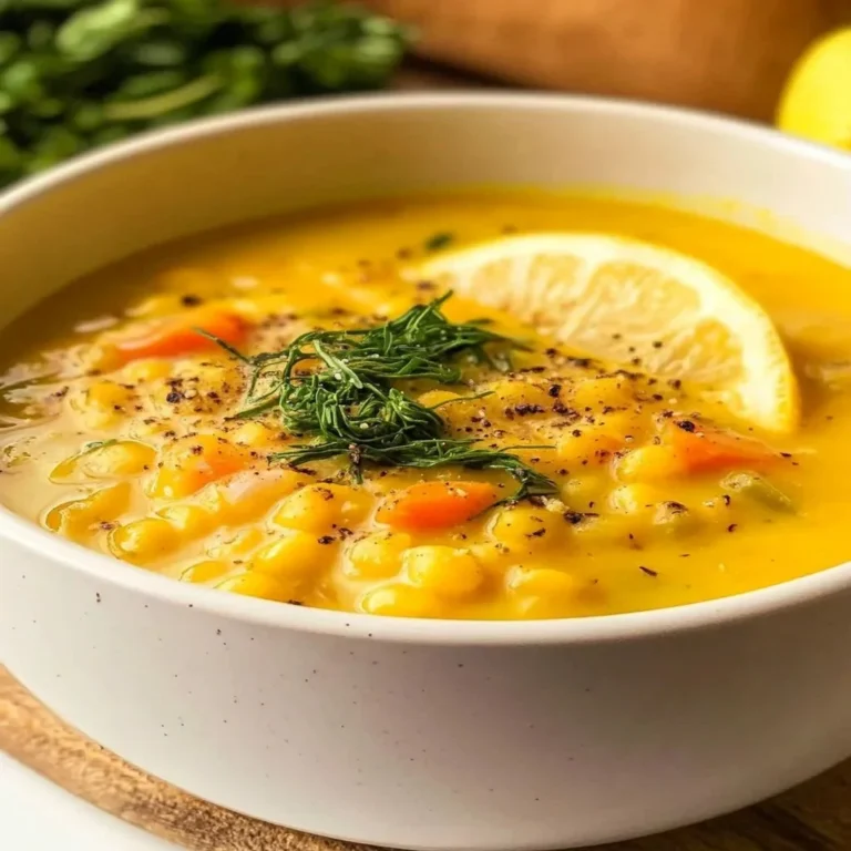 Bowl of Golden Glow Soup with vibrant colors and fresh ingredients.