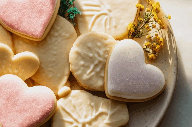 Delicious Lemon Meltaways cookies on a plate, perfect for a sweet treat.