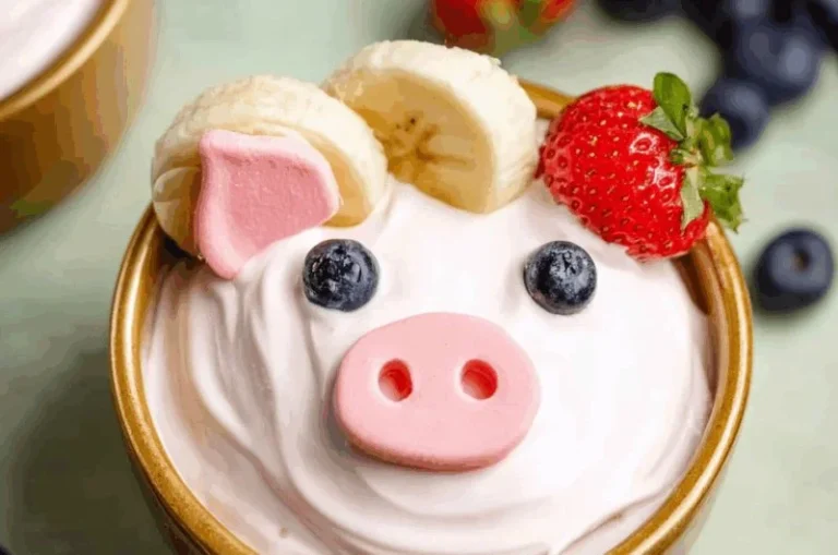 Little Piggy Yogurt Cups for kids, fun and healthy snack options.