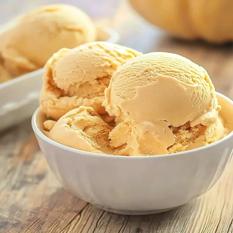 No-churn pumpkin ice cream in a bowl topped with cinnamon