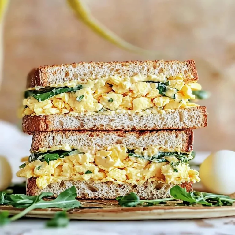 Delicious egg salad sandwich with fresh ingredients