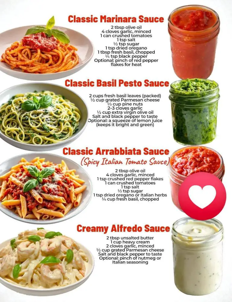 Homemade sauces in jars — fresh flavor, easy meals, and longer fridge life!