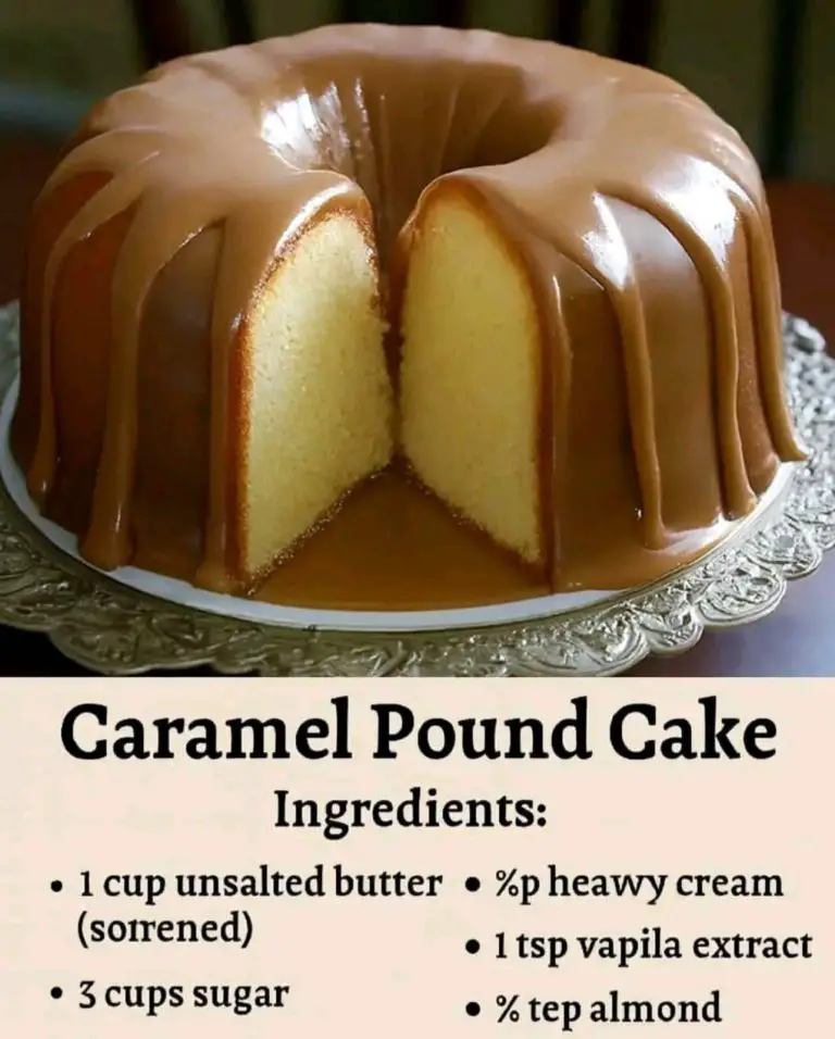 caramel pound cake