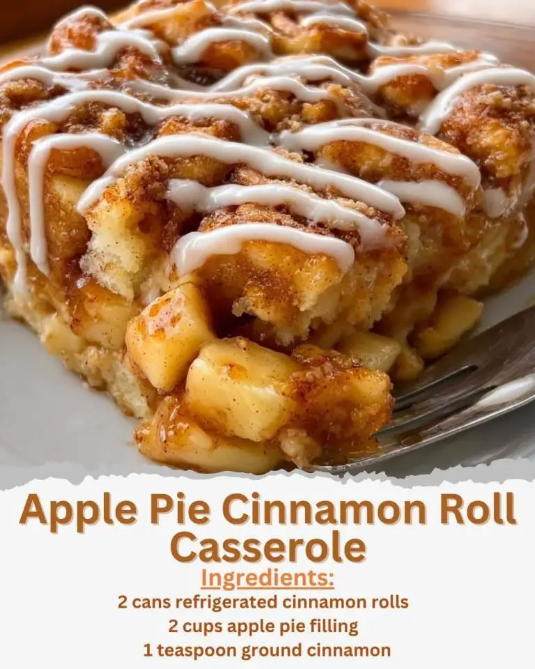 Apple Pie Cinnamon Roll Casserole